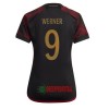 Oficiální Fotbalový Dres Německo Timo Werner 9 Hostující Mistrovství Světa 2022 pro Ženy